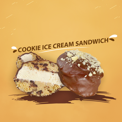 Low Carb Chocolate covered Cookie ice cream sandwich 🟤 gluten free