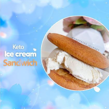 Keto Snickerdoodle Cookie Ice Cream Sandwich 🍪🍨 easy & no added sugar