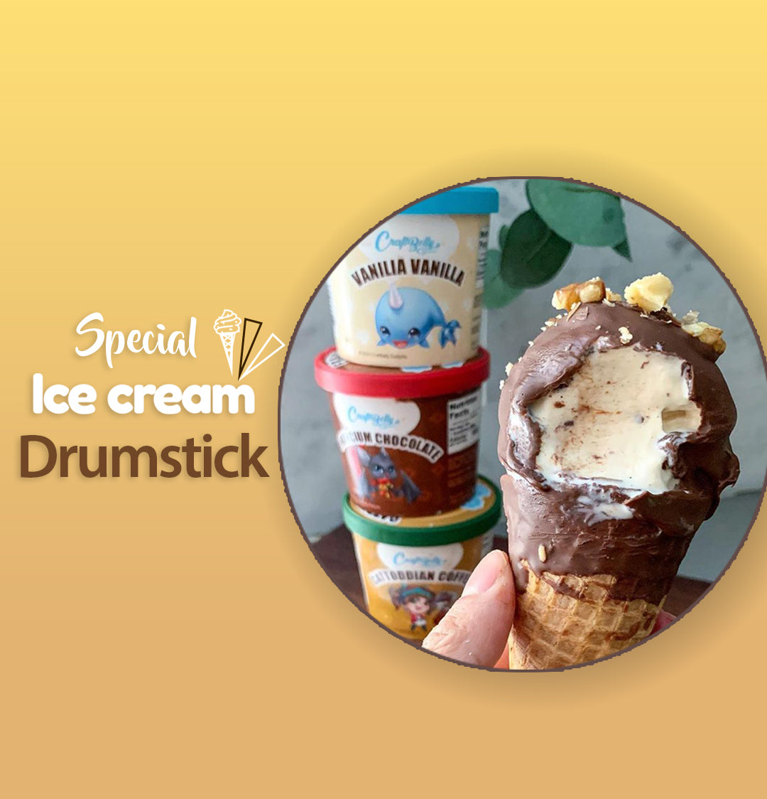 (67g Net Carbs!) Keto Ice cream Drumsticks🍦 CraftBelly Delights Inc.