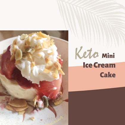 Mini Ice Cream Cake 🍨 keto-friendly & low carb