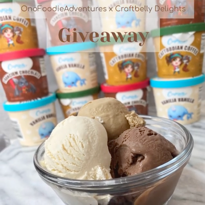 Tasty & Guilt-Free CraftBelly Delights Ice Cream Giveaway 🥳🍨