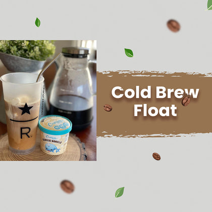 Cold Brew Float with Vanilla Ice Cream ☕️🍨 keto & low-carb