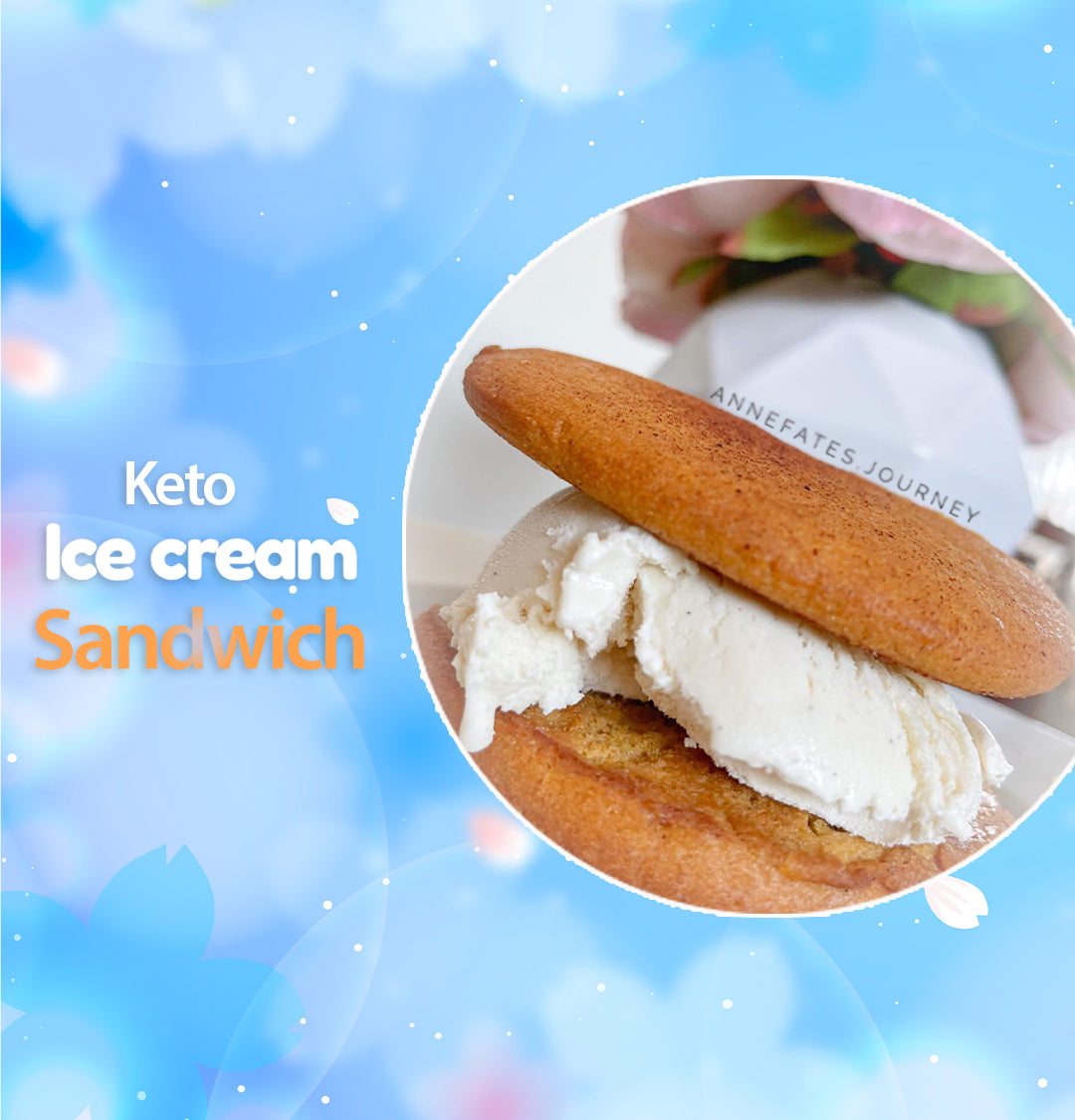 Keto Snickerdoodle Cookie Ice Cream Sandwich (5 minutes) CraftBelly