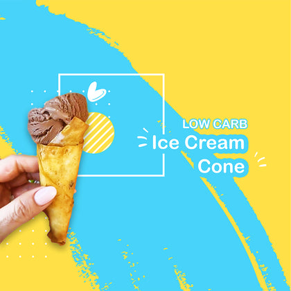 Homemade Low Carb Ice Cream Cone🍦yummy & keto-friendly
